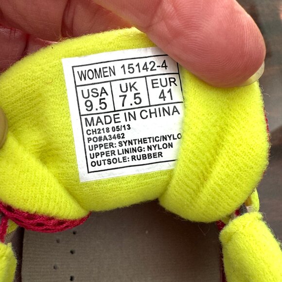 NEVER WORN! SAUCONY Hot Pink Yellow GRID SPEED Trainers Running Work Out 9.5 - Picture 10 of 10